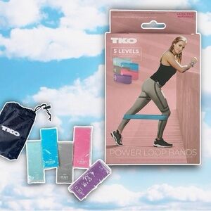 💙 BNIB TKO Workout Resistance Loops Power Bands Fitness Exercise Gym Training